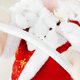 thumbnail image 3 of Colgante de tela con forma de Papá Noel para escalar cuerdas Hmwy-homemiyn (40 cm) (rojo y blanco), 3 of 4