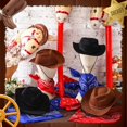 thumbnail image 4 of Set de disfraces de Xtinmee Cowboy Party con sombreros, pañuelos y caballos, 36 unidades, 4 of 7