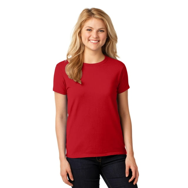 Gildan - T-Shirt pour Femmes en Coton Épais