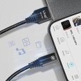 thumbnail image 4 of 12W USB Cable for Micro USB Phone Braided Nylon 1.5m LinQ Black, 4 of 5