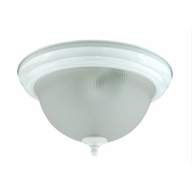 Light Bulb Dimmable Ceiling Fixture Glass Lighting Flush Mount Frosted Swirl 