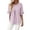 Purple, variant on CAIVO Women Blouses Dressy Casual Summer Loose Fit Ruffle Cap Sleeve Tunic Shirts Short Sleeve O-Neck Solid Color Trendy Tops