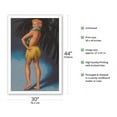 thumbnail image 2 of Marilyn Monroe in Grass Skirt Lei - Vintage Pin Up Girl Print by Earl Moran c.1951 - Fine Art Matte Paper Print (Unframed) 30x44in, 2 of 4