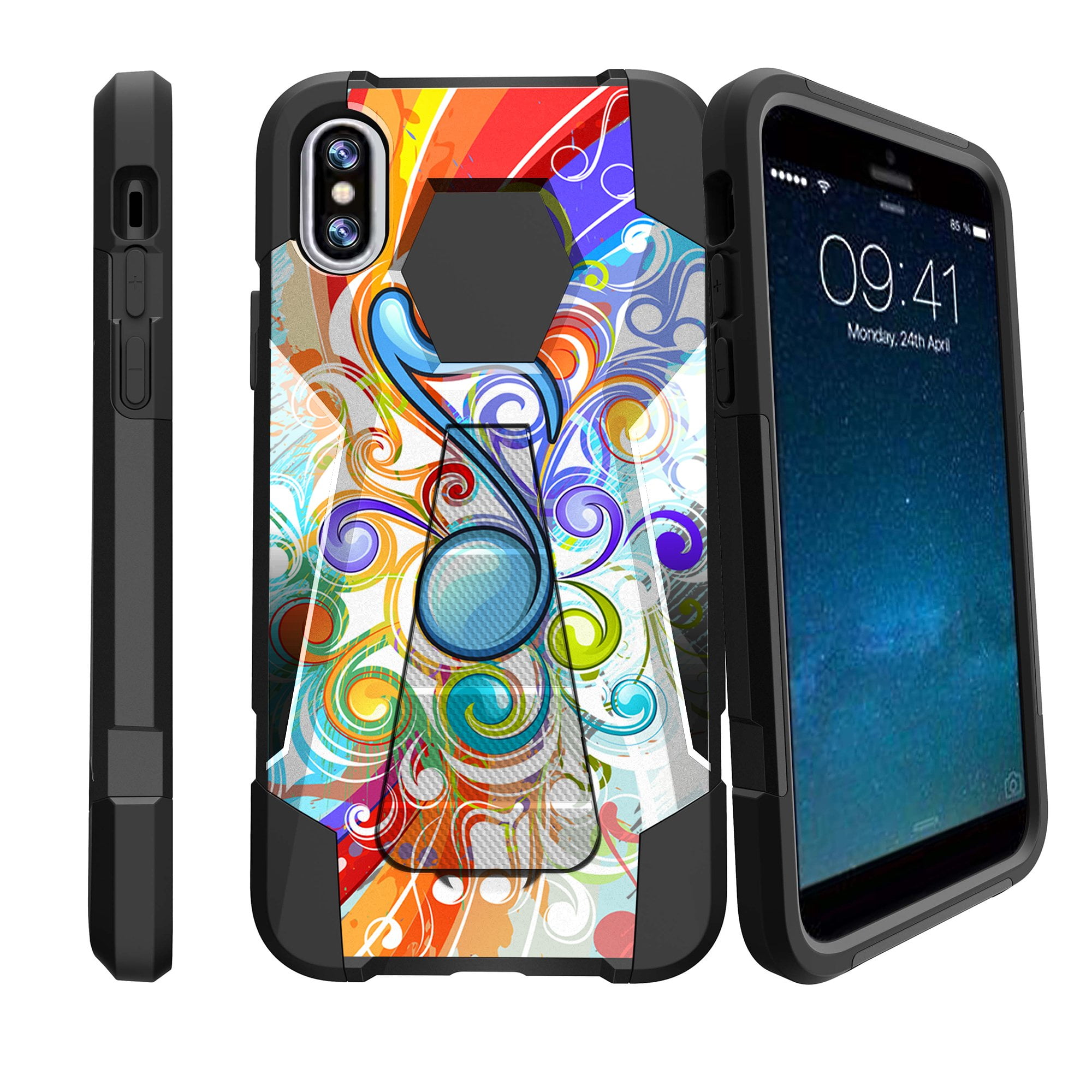iPhone X SHOCKRESISTANT Phone Case [SHOCK FUSION Case for iPhone X