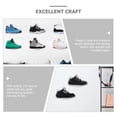 thumbnail image 3 of DEEPCRAFF 6pcs Shoe Riser Display Acrylic Slipper Rack for Sports Enthusiasts Game Room, 3 of 8