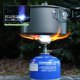 thumbnail image 4 of Mini estufa de camping, cocina plegable portátil para picnic, senderismo, barbacoa, estufa de camping de titanio y aire-gas, ultraligera y de una sola pieza, 4 of 5