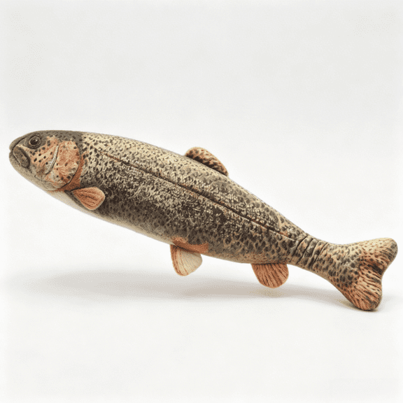 Simulation 3D Fish Plush Pillow Toy Soft Lifelike Plush Décor Pillow for Kids Bedtime & Aquarium Themed Room Decor