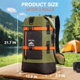 thumbnail image 4 of Mochila HEETA, impermeable, acolchada, 40 L, para senderismo, 4 of 8