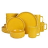 Gap Home 16-Piece Round Yellow Stoneware Dinnerware Set