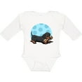 thumbnail image 3 of Inktastic Wiener dog (Dachshund) with Bone Boys or Girls Long Sleeve Baby Bodysuit, 3 of 5
