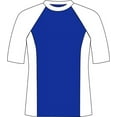 thumbnail image 2 of Name Drop Short SleeveNylon and Spandex Blue, RashGuard (Boy's), 2 of 2