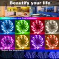 thumbnail image 5 of LED Strip Lights 50ft RGB LED Strip Lights SMD 5050 LED Lights,Music sync Color Changing Strip Lights with 44 Keys Remote+Bluetooth Controller Led Lights Strip for Home TV Party Decoration(2x25ft）, 5 of 5