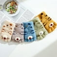 thumbnail image 2 of ZPYESWOW Toddler Kids Short Knitted Gloves Winter Thick Fleece Lining Mittens Winter Cute Tiger Clamshell Gloves Kids Gloves Winter for Toddler Boy, 2 of 4