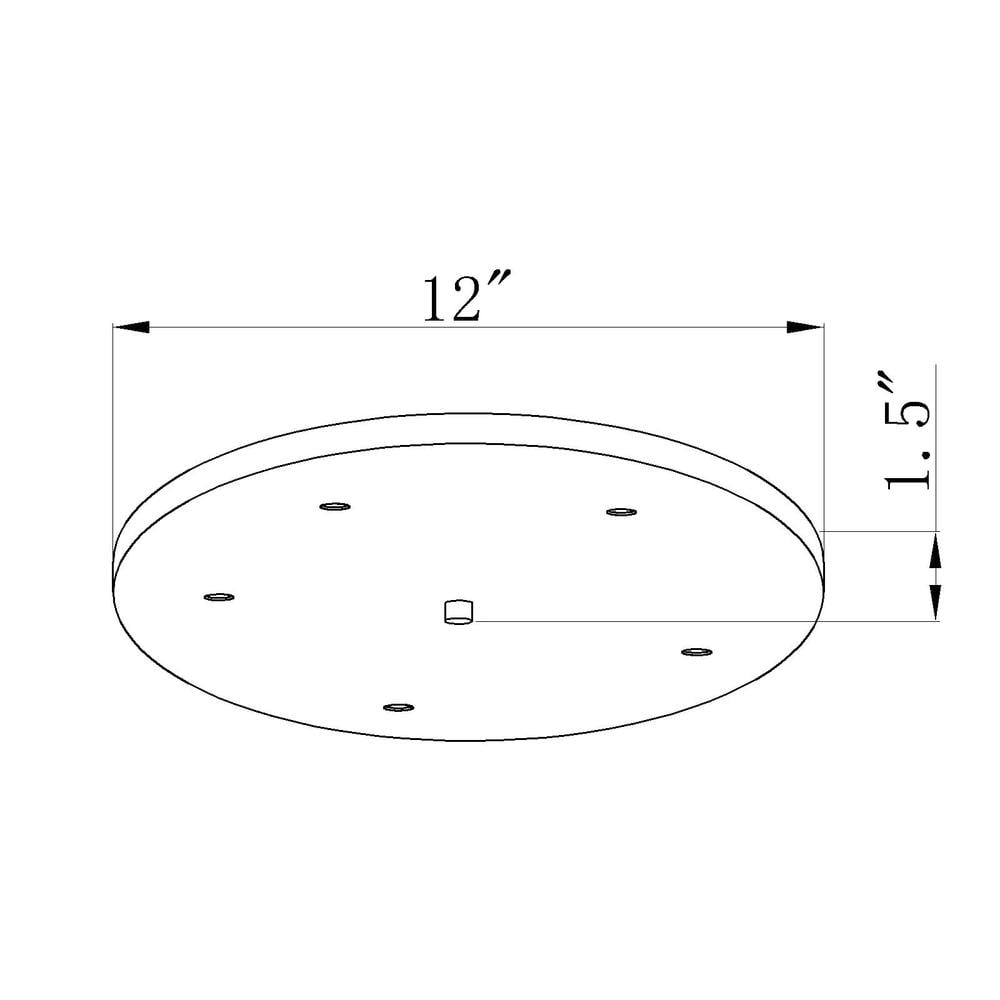Open Box Z-Lite 5 Light Ceiling Plate