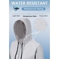 thumbnail image 4 of American Trends Women Waterproof Rain Jacket with Hood Packable Lightweight Windproof Raincoat with Pockets Outdoor S, 4 of 7