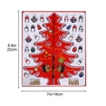 thumbnail image 4 of Fiudx Árbol de Navidad de Madera, Decoración Navideña Creativa, Fácil de Montar, Madera Natural Ligera, Multiusos, Regalo Festivo, 18 X 22 X 3 Cm, 4 of 7