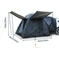 thumbnail image 4 of MAIZOA SUV Tent - Waterproof PU4000 - Sun Protection Index up to UV50+ Universal fit for CUV  SUV and Minivan Tents - Accommodates 4-5 Adults, 4 of 6