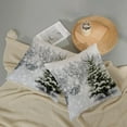 thumbnail image 5 of Winter Pillow Covers 18x18 White Snowflake Tree Decor Throw Pillows Case for Couch Christmas Indoor Outdoor Decorative Cushion Cases for Sofa Bed Decorations Set of 2, 5 of 6