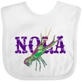 thumbnail image 3 of Inktastic NOLA Mardi Gras Crayfish in Purple Boys or Girls Baby Bib, 3 of 4