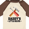 thumbnail image 4 of Inktastic Daddy Little Helper Tools Boys Long Sleeve Baby Bodysuit, 4 of 5