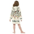 thumbnail image 7 of FORMRS Niños Bathrobe Unisex Hooded Robe Soft Plush Pajamas Sleepwear, Size 2-3T, Christmas Light, 7 of 7