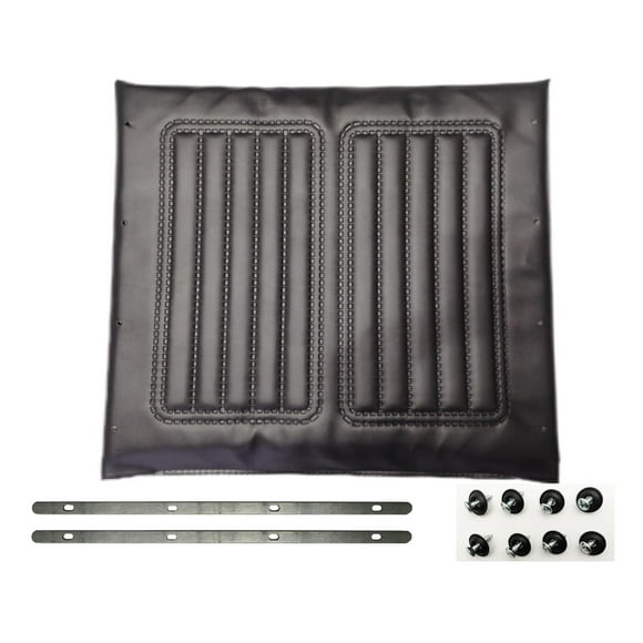 Cojín para Silla de Ruedas ForconMed Silver Sport 18 Pulgadas Vinil Relieve con Herrajes