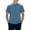 Sky Blue, variant on Zylarhe Mens Tshirt, Men Casual Short Sleeve T Shirt Adult Summer Spring Breathable Blend Everyday Top Yellow XS