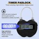 thumbnail image 4 of Smart Time Lock LCD Display Time Lock Multifunction Travel Electronic , Waterproof USB Rechargeable Temporary Padlock, 4 of 5