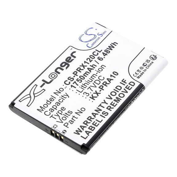 Battery for Panasonic KX-PRX110 KX-PRX110GW KX-PRX120GW PRX150GW KX-PRA10 1750mA