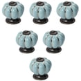 thumbnail image 1 of 15 pomos de cerámica para puerta de calabaza, tiradores para armario, alacena, cajón, dormitorio, 1 of 2