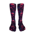 thumbnail image 5 of Pofeuu Purple-Red Skull Print Stockings, Adult Running Hiking Socks for Youth and Adult-One Size, 5 of 8