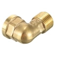 thumbnail image 4 of Brass Elbow Pipe Fitting 90 Degree 1/2BSP Male x 1/2 PT Female Female Coupler, 4 of 4