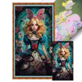 thumbnail image 1 of Hilo Algodón Ecológico Bordado Punto Cruz Alice Girl 11CT 50x90cm, 1 of 9