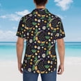 thumbnail image 6 of Xecao Snake And Flower print Hawaiian shirt - a stylish short-sleeve button-down for men, perfect for casual beach and tropical outings., 6 of 9