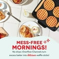 thumbnail image 3 of Multi Mini Waffle Maker - Four 4” Waffle Molds, NoFZick Waffle Iron with Quick Heat-Up, NoFZick Surface - Perfect Mini Waffle Maker for Kids and Families, Just Add Bat, 3 of 5