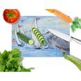 thumbnail image 2 of Caroline's Treasures Blue Heron Sailboats Dog River Bridge Glass Cutting Board Large, 2 of 2