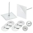 thumbnail image 1 of 100 Sets Self Stick Insulation Pins 2-1/2inch, 1.5 Inch Self Locking Washers Round 7/8 Inch Aluminum Insulation Hangers, 1 of 6