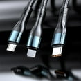 thumbnail image 5 of 100W Universal Charging Cable - 3-in-1 Connector, Fast Charging/Data Transfer, for All Devices, 5 of 7
