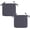 Gray, variant on 2Pcs Square Strap Garden Chair Pads Seat Cushion for Outdoor Bistros Stool Patio Dining Room 14x14 Seat Cushion (Navy)