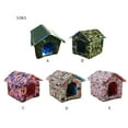 thumbnail image 3 of Redempat Foldable Waterproof Cat Cave Comfortable And Soft Easy To Clean Cat House For Outdoor Activity England B L 1Set, 3 of 6
