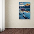 thumbnail image 3 of Trademark Fine Art 'Lake Louise Canoes' Canvas Art by Pierre Leclerc, 3 of 3
