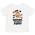 thumbnail image 3 of Inktastic Monkey I Love Hanging out with My Pappy Boys or Girls Toddler T-Shirt, 3 of 5