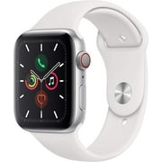Apple Watch Series 5 44MM Silver GPS Smart Watch with 10 Hours Battery Life