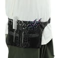thumbnail image 2 of Unique Bargains Hairdresser Scissor Bag Barber Canvas Waist Pouch Professional Hairdressing Tools Storage Holsters with Waist Belt Leopard Black, 2 of 7