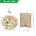 thumbnail image 2 of Uxcell Foam Beads, Foam Balls, Mini Small Balls Polystyrene Beads for DIY Craft Supplies Wedding Party Art Homemade Light Multicolor 2-3mm, 2 of 7