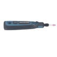 thumbnail image 4 of Kit de herramientas rotativas inalámbricas, miniherramienta eléctrica de 3,6 V, 15 000 RPM, 3 velocidades, ajustable, recargable, para lijar y grabar, color azul, 4 of 12
