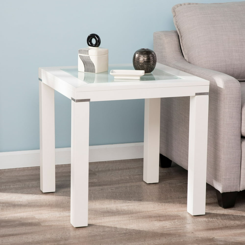 Boley White Parsons End Table, Contemporary, White - Walmart.com