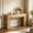 Light Brown, variant on Fnova 63" Farmhouse Console Table with Wave Edge, Long Narrow Wood Entryway Table, Sofa Table for Living Room, Hallway, Behind Couch, Black
