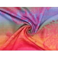 thumbnail image 3 of Bufanda Color Degradado Para Mujeres Borla Suave Envoltura Envoltura Multicolor Floral Naranja 71"x27.5", 3 of 7