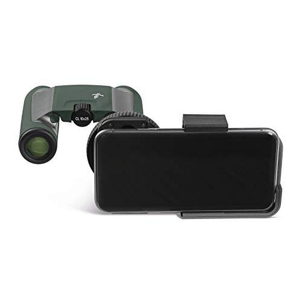 Swarovski Optik 10x25mm CL Pocket Wild Nature Waterproof Roof Prism Binocular with 5.6 Degree Angle of View, Green